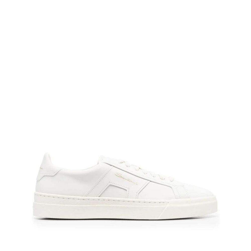 Santoni White Trainers - Low-Tops Men